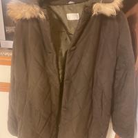 parka con cappuccio con pelliccia