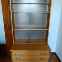 libreria con cassettiera