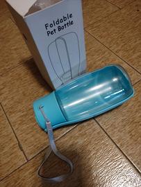 BOTTIGLIA DA PASSEGGIO PIEGHEVOLE PER CANE/GATTI