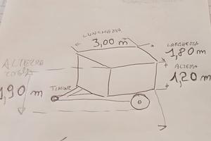 rimorchio agricolo, non omologato per strada