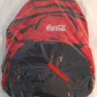 Zaino coca cola +pallone con spillo nuovo