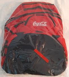 Zaino coca cola +pallone con spillo nuovo