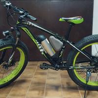 bici elettrica con gomme da spiaggia