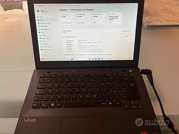 Notebook Sony VPCSB1X9E