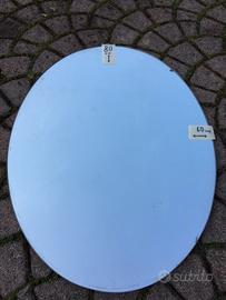 Specchio ovale senza cornice 80x60cm