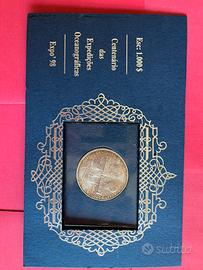 Moneta 1000 scudi Portogallo Expo 98