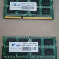 RAM asint ddr3 2x2gb 1333 ssz3128m8 edjef