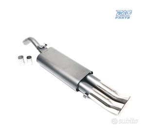 SILENZIATORE DI SCARICO PER VOLKSWAGEN VW GOLF II 