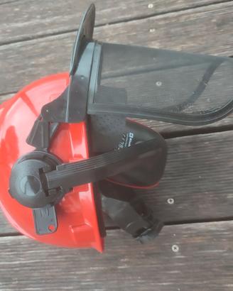 Casco protettivo Einhell + visiera e cuffie NUOVO