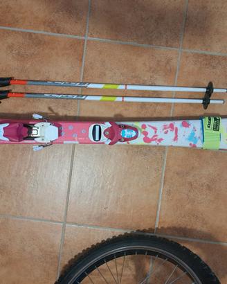 Sci 110 cm con bastoncini