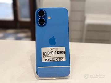 iPhone 16 128GB blu usato garanzia 