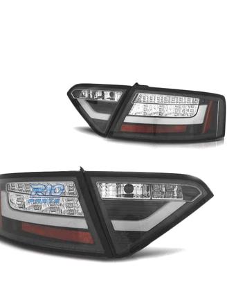 FANALI A LED BAR NERI AUDI A5 07-11