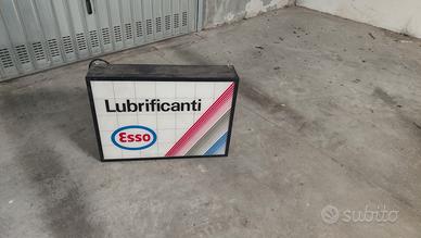 INSEGNA LUMINOSA ESSO LUBRIFICANTI 