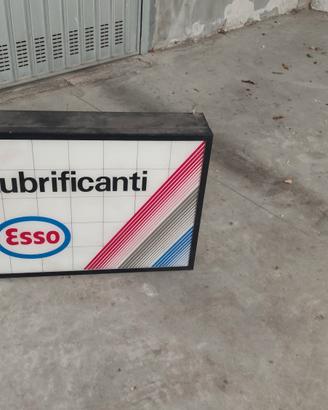 INSEGNA LUMINOSA ESSO LUBRIFICANTI 