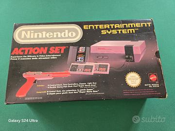 Nintendo Nes Action Set Mattel  Pistola Zapper 