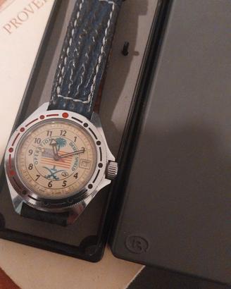 Vostok desert shield e cinturino spiderstraps 