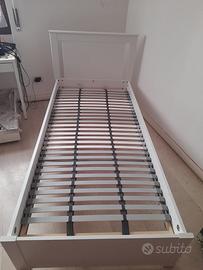 Letto IKEA BIANCO 200 X 103 X 95h, gia smontanto.
