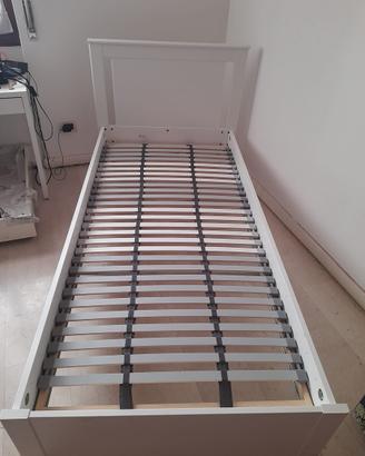 Letto IKEA BIANCO 200 X 103 X 95h, gia smontanto.