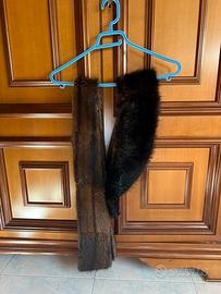 Pelliccia vera,colli in pellicvia e capotto