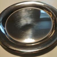 piattino sottobottiglia in acciaio inox 