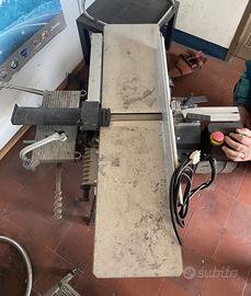 Pialla a filo/spessore con accessorio mortasatrice