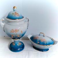 Elegante Vaso Coppa epoca Porcellana Pâte Limoges