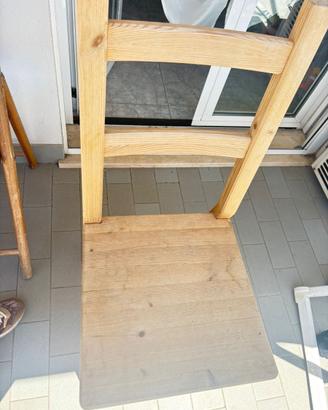🪑 Set 5 sedie in legno robuste