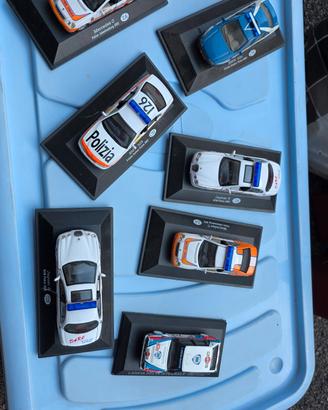 lotto 7 macchinine polizia scala  1:43