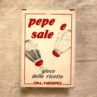 Carte da gioco Dal Negro Pepe e Sale gioco ricette