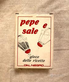 Carte da gioco Dal Negro Pepe e Sale gioco ricette