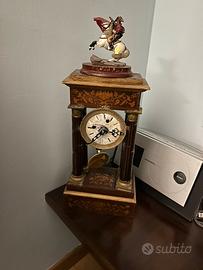 Orologio Impero intarsiato