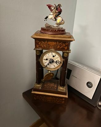 Orologio Impero intarsiato