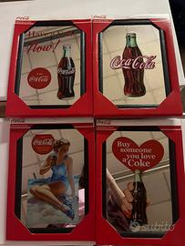 Set specchi Coca Cola nuovi originali vintage