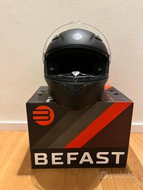 Casco integrale nero opaco Befast Flash