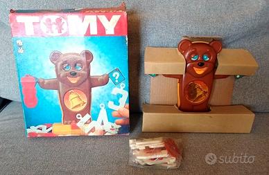 Tomy L'Orso Furbo x imparare a contare vintage