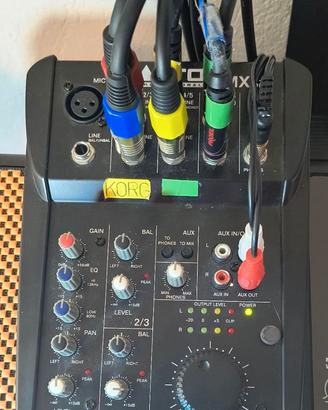 ALTO ZMX52 MIXER AUDIO 5 CANALI ANALOGICO