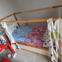 Letto gioco Ikea Kura completo