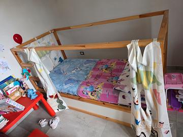 Letto gioco Ikea Kura completo