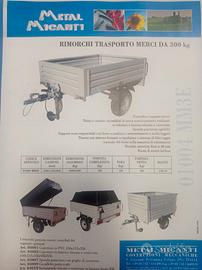 Rimorchio leggero per auto - metal micanti mm3e