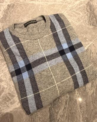 Maglione a quadri Industriecologiche taglia L