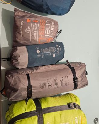 attrezzatura campeggio completa 