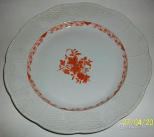 Meissen servizio 46 piatti dec. rosso corallo indi