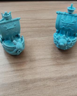 one piece Going merry e thousand sunny  miniuatura