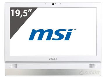 msi adora 20" Intel quad core 8gb RAM 512ssd win10