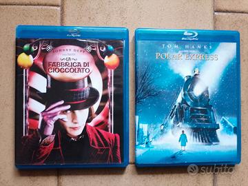 Blu Ray LA FABBRICA DI CIOCCOLATO e POLAR EXPRESS