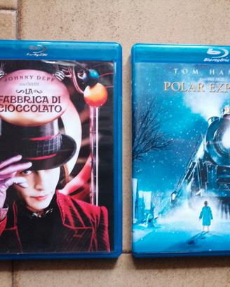 Blu Ray LA FABBRICA DI CIOCCOLATO e POLAR EXPRESS
