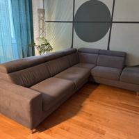 Divano PoltroneSofa Giola 6 posti con penisola