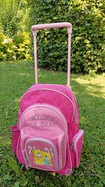 zainetto asilo rosa Disney trolley 