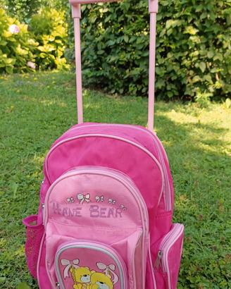 zainetto asilo rosa Disney trolley 