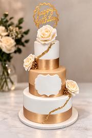 torta scenografica rose 